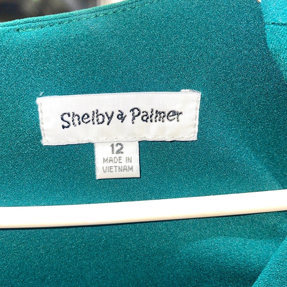 Shelby & Palmer dark green jumpsuit